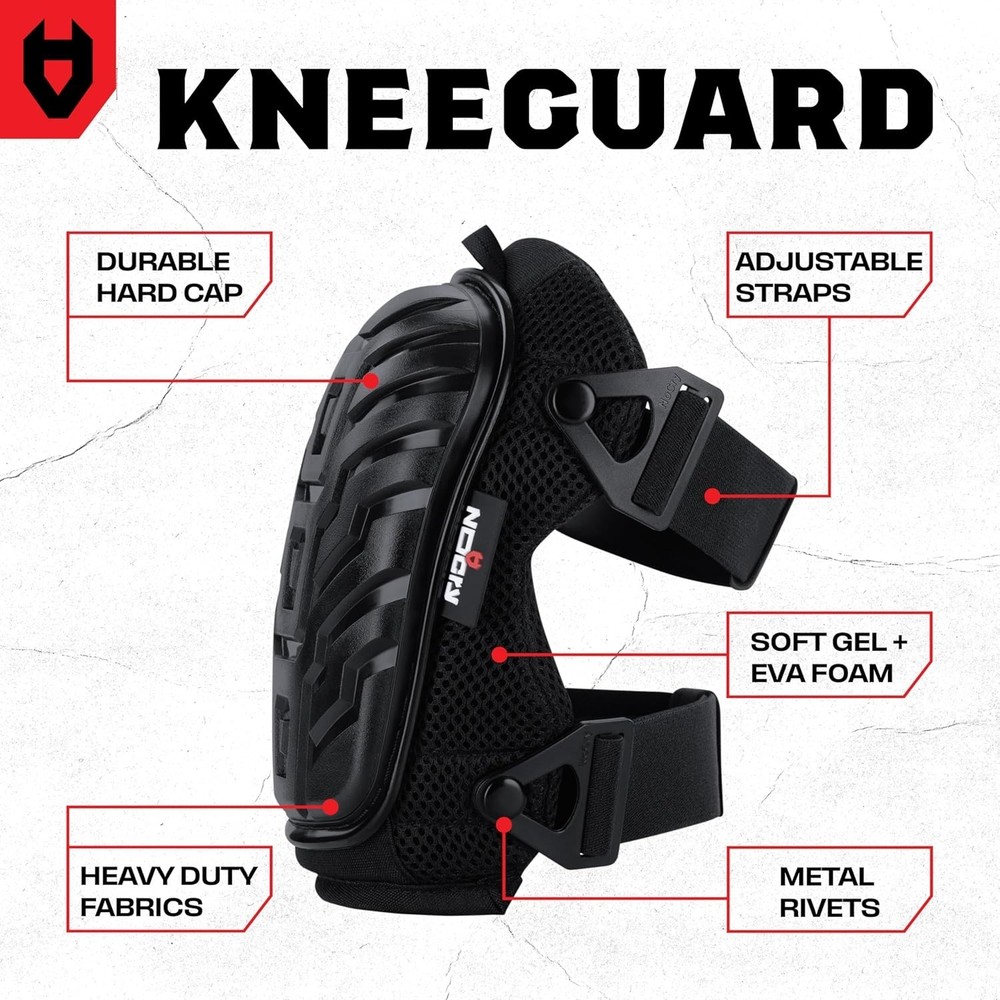 Military Grade Rivets Construction Knee Pads