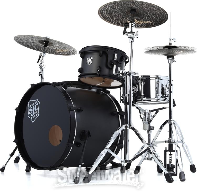 SJC Custom Drums Pathfinder Series 3-piece Shell Pack - Galaxy Grey