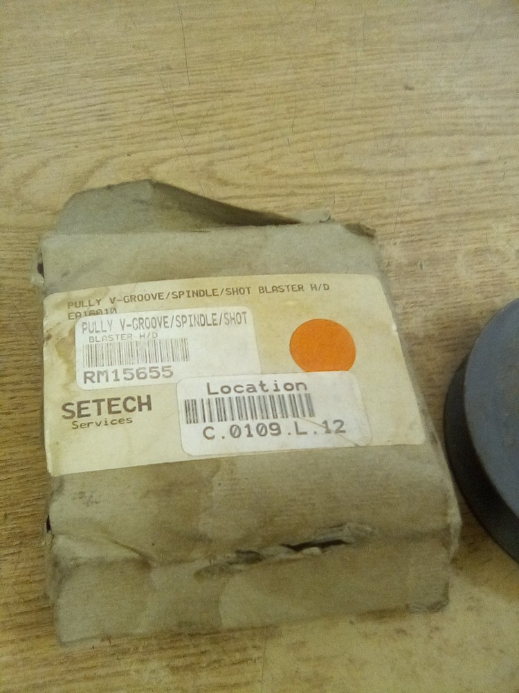 Setech EA16010 Pulley V-Groove "READ DESCRIPTION"