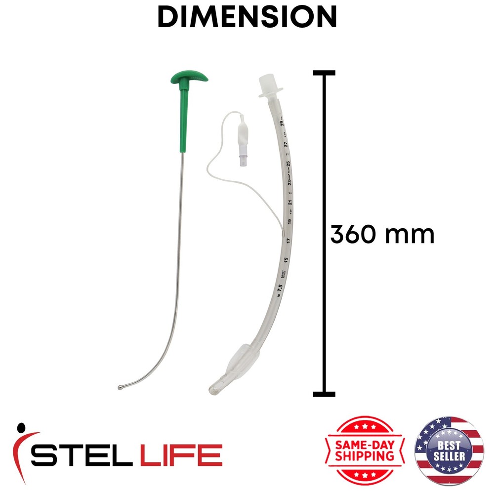 Single Use Intubation Stylet Sterile Rigid Stylets Anesthesia Instruments 25 Pcs