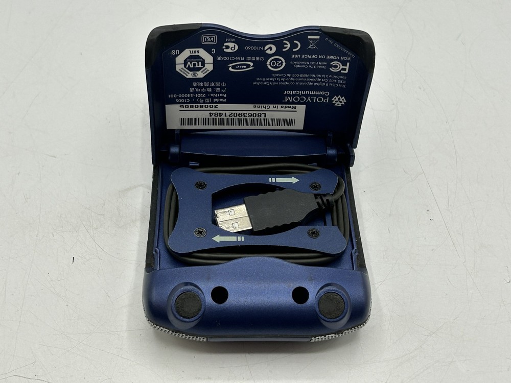 Polycom USB Communicator C100S BLUE For Zoom/Skype - w/ Free Shipping