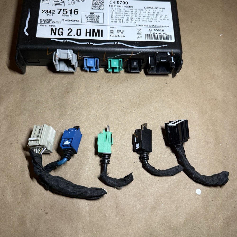 2014-2016 GM HUMAN MACHINE INTERFACE HMI MODULE OEM 23427516 23266007