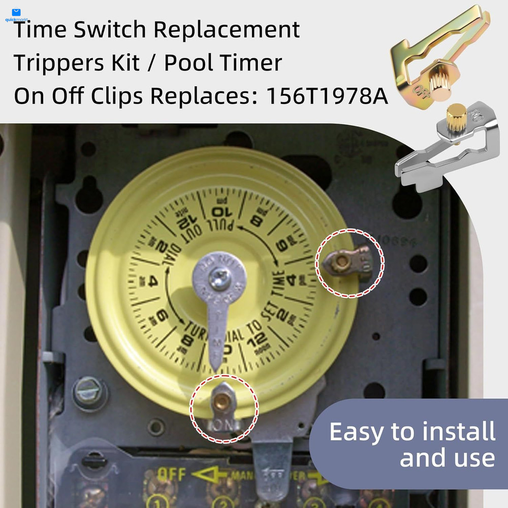 10 Pack Timer Trippers Replacement Switch Kit for Intermatic Gold and Silver