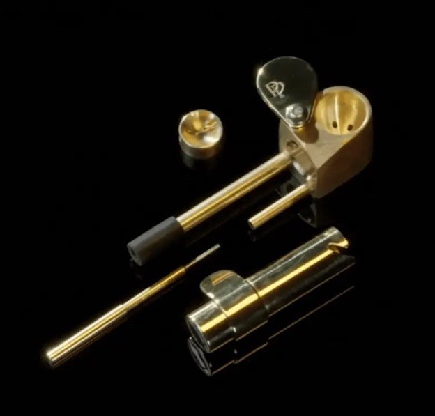 Authentic Proto Pipe PP Classic Brass CNC Original w/ Storage & Poker Screenless