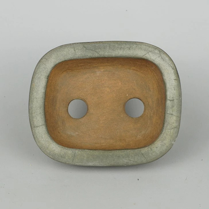 Pre-Owned Susami Bonsai Pot – Rectangular Ceramic Planter, 12cm (4.7in) Wide