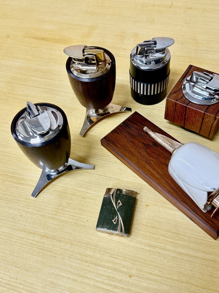Ronson Vintage Lighter Collection - Table Lighters and a Pocket Lighter