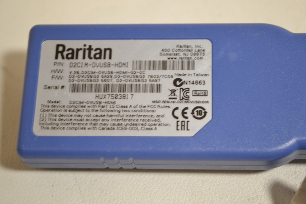RARITAN D2CIM-DVUSB-HDMI USB KVM