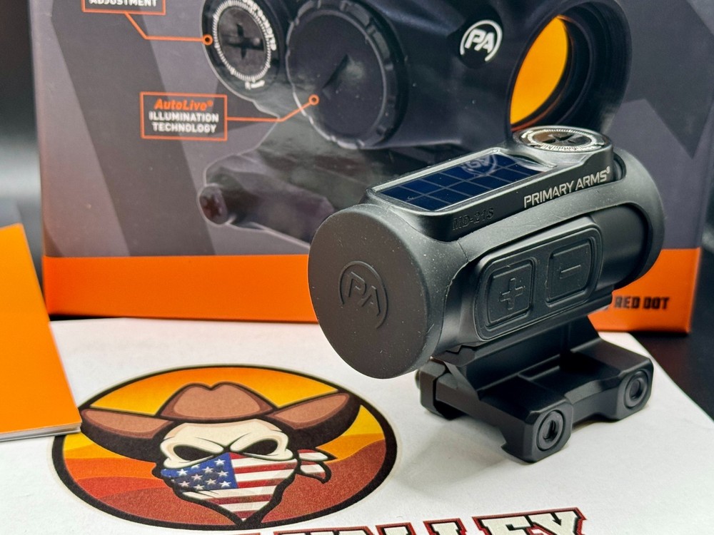 Primary Arms GLx MD-21s Push Button 21mm Microdot w/ AutoLive - 2 MOA Red Dot