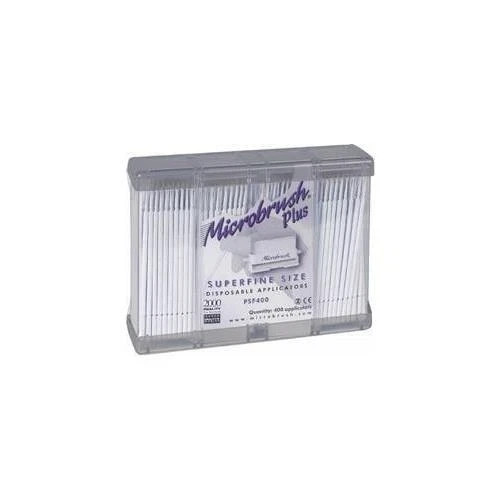 Microbrush Plus Micro-Applicators, Super Fine, White, 400/Pk -PSF400
