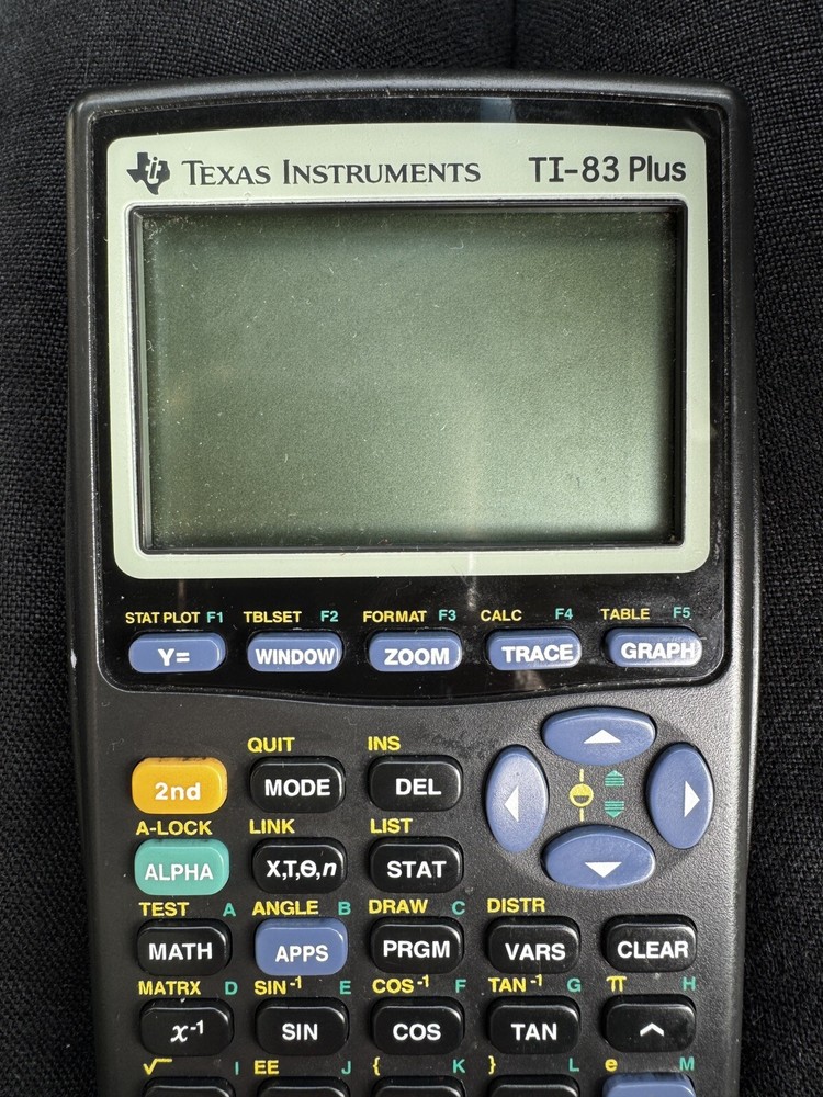 Texas Instruments TI-83 Plus Graphing Calculator | Tested | Works | Maths School