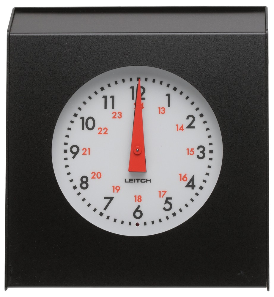 Leitch ADC-5105 5" Studio Analog Desktop Clock SMPTE EBU Timecode Sweep Second
