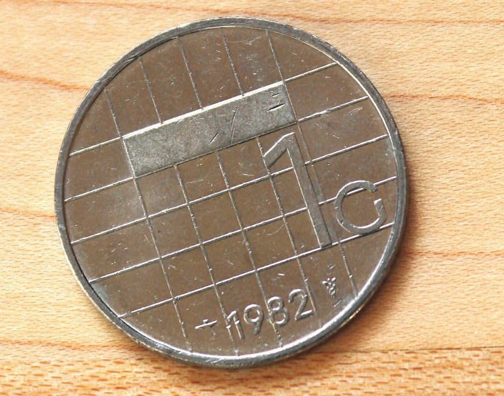1982 Netherlands 1 Gulden Nickel