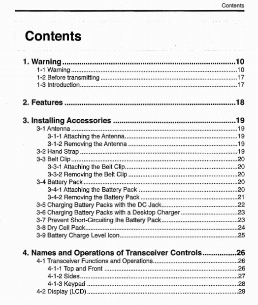 Alinco DJ-G29T USER'S MANUAL