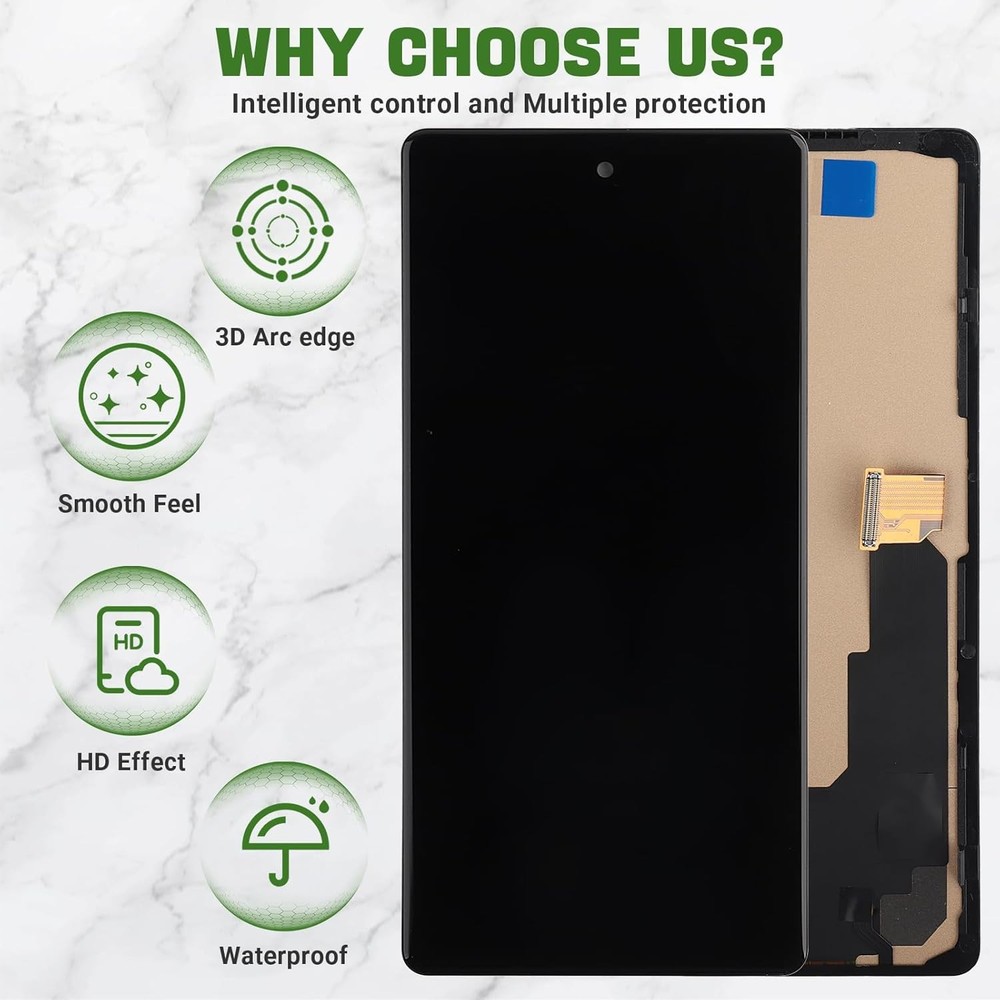 For Google Pixel 6A TFT LCD Display+Touch Screen Digitizer Assembly Replacement