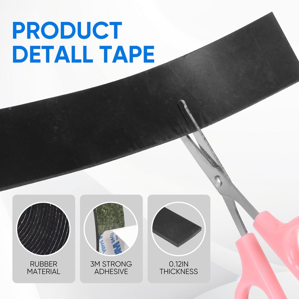 Rubber Strips, Solid Rubber Sheets Self Adhesive Neoprene Rolls & Strips for ...