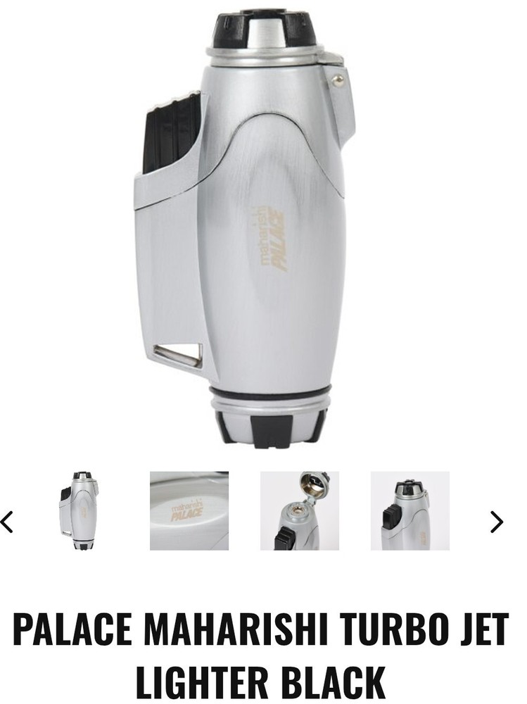 PALACE MAHARISHI TURBO JET LIGHTER BLACK