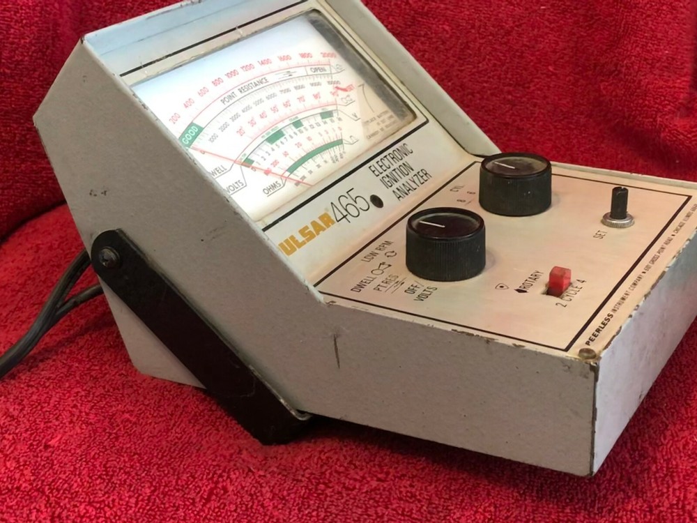 PEERLESS INSTRUMENT PULSAR 465 ELECTRONIC IGNITION ANALYZER VINTAGE