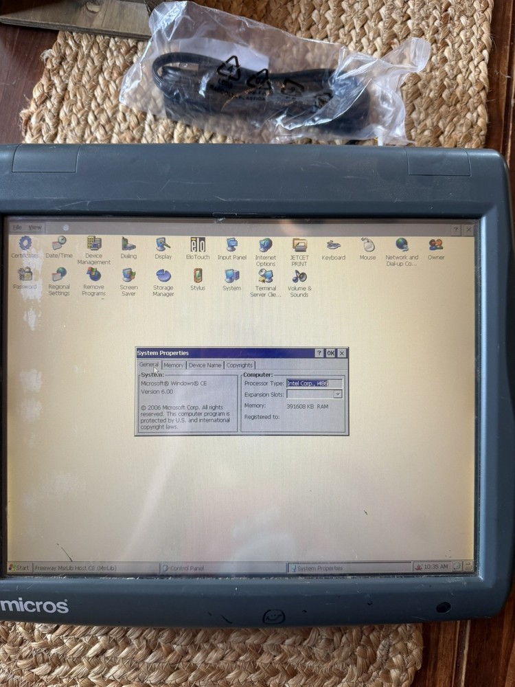 Micros Workstation 5A System Unit Touch Screen POS Terminal