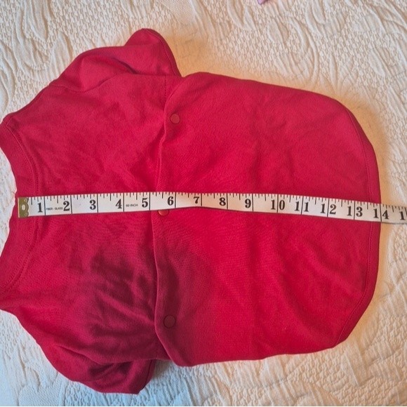 Pajamagram red size Medium jersey pajama shirt EUC