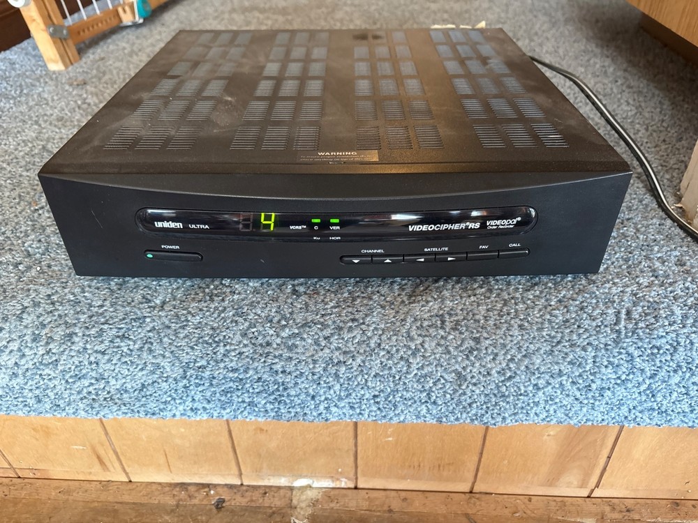 vintage uniden  supra videocipher  /sat receiver? Untested Fully