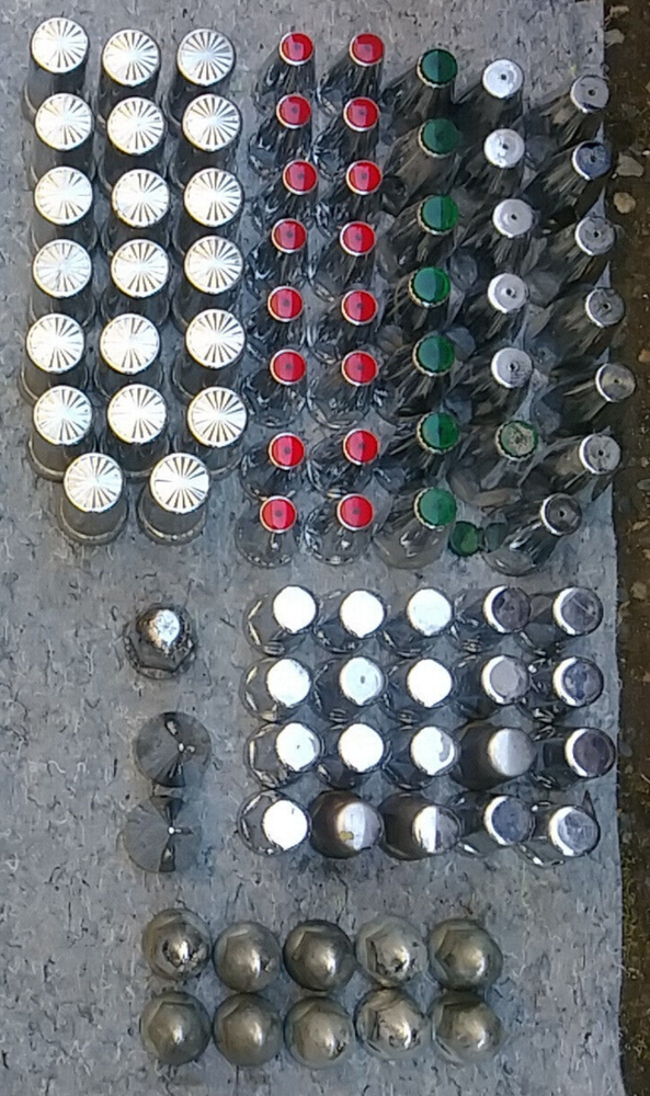80+ Semi Lug Nut Covers Plastic Misc Types & Sizes