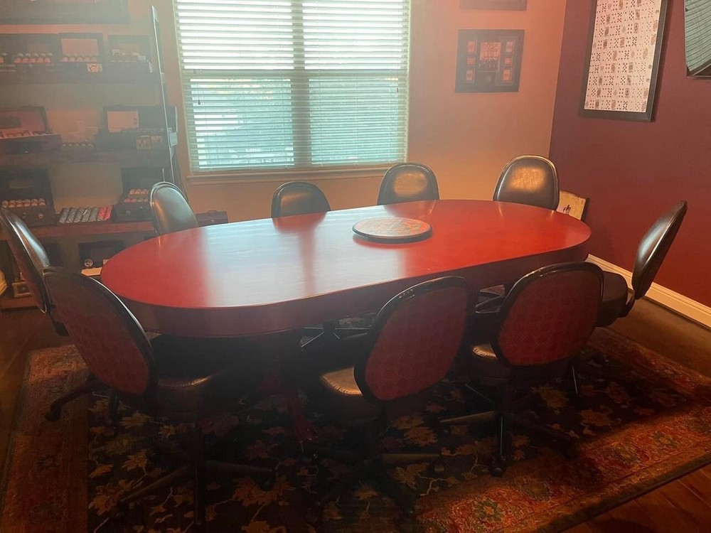 10 Player Luxury Poker Table