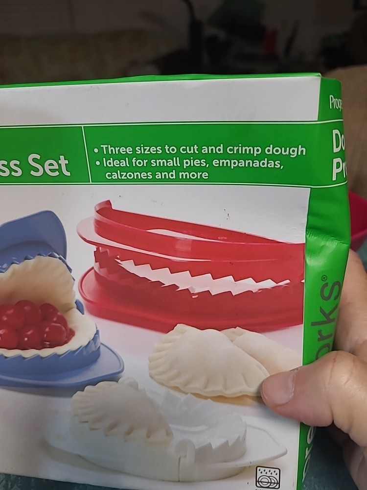 3pc Dough Press Set - Versatile Pie, Empanada, Dumpling Makers, BPA-Free