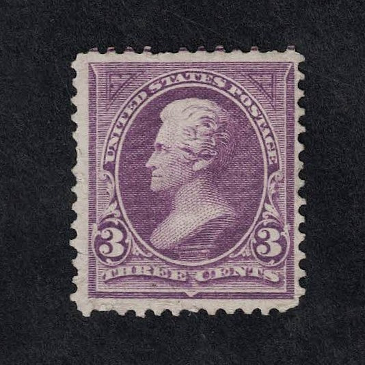 A Nice-looking Mint, Never Hinged w OG 1895 3¢ Jackson Stamp -- Scott #268