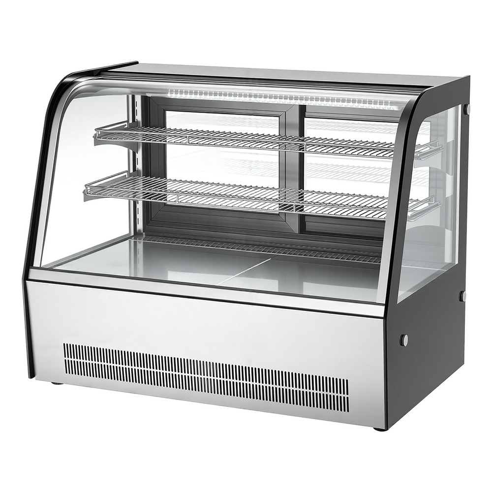 5 Cu Ft Refrigerated Display Case 2 Tier Cake Pastry Fridge