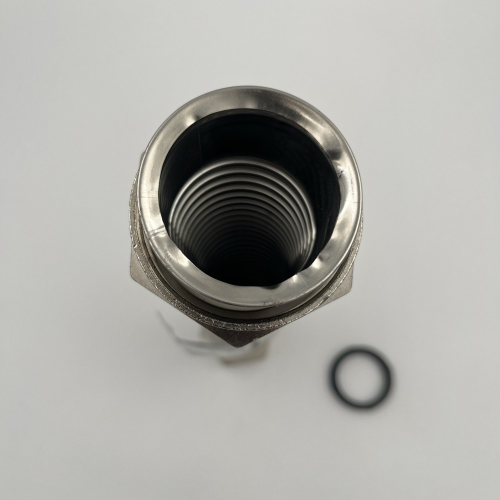 18 Inch Water Heater Connector, 2 X 2 Inch FIP, Corrugated Stainless Steel Water