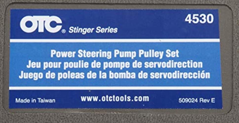 Tools 4530 Power Steering Pump Pulley Service Set