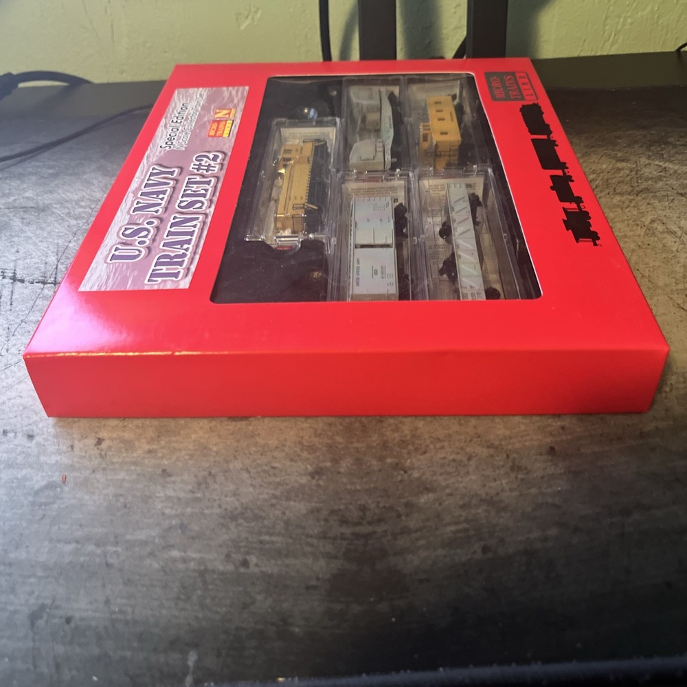 Micro-Train N Scale Us Navy Train Set #2 Special Edition