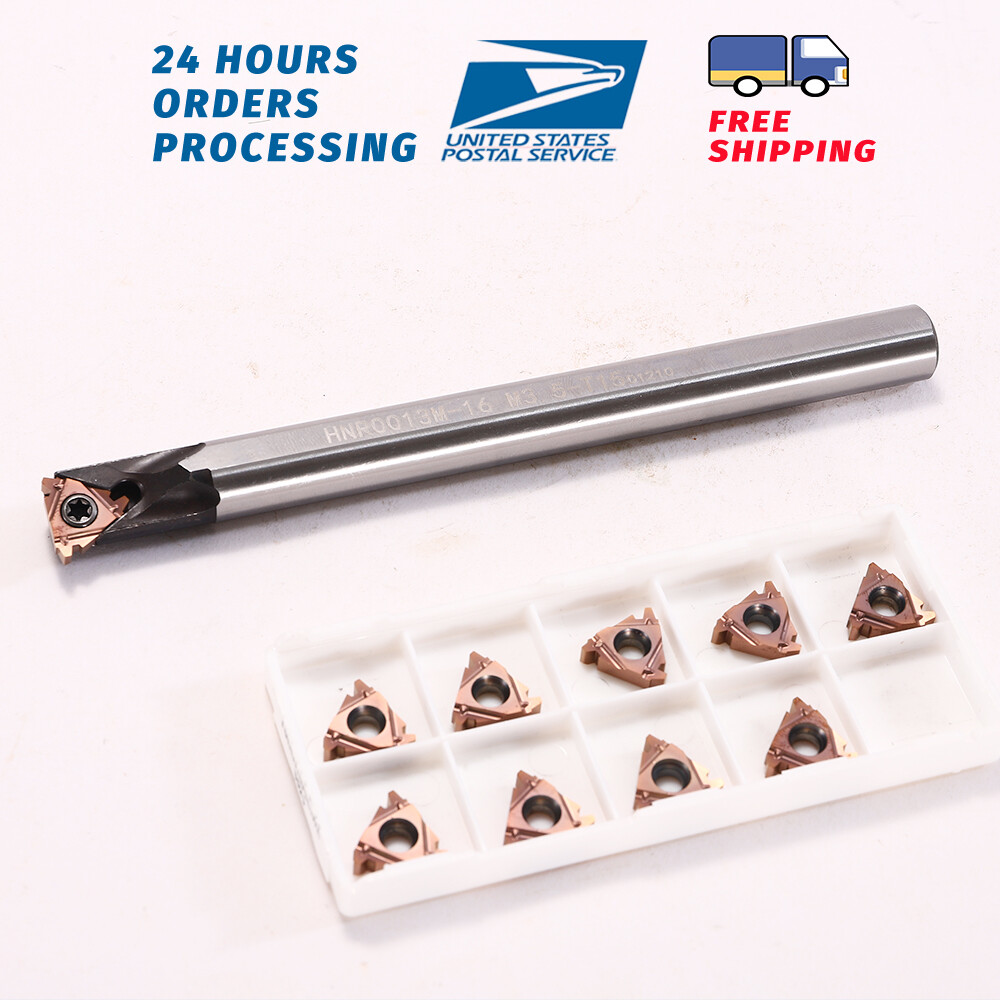 29 Degree 8ACME Internal Threading Tool Holder SNR0013M16 Carbide Insert 10PCS