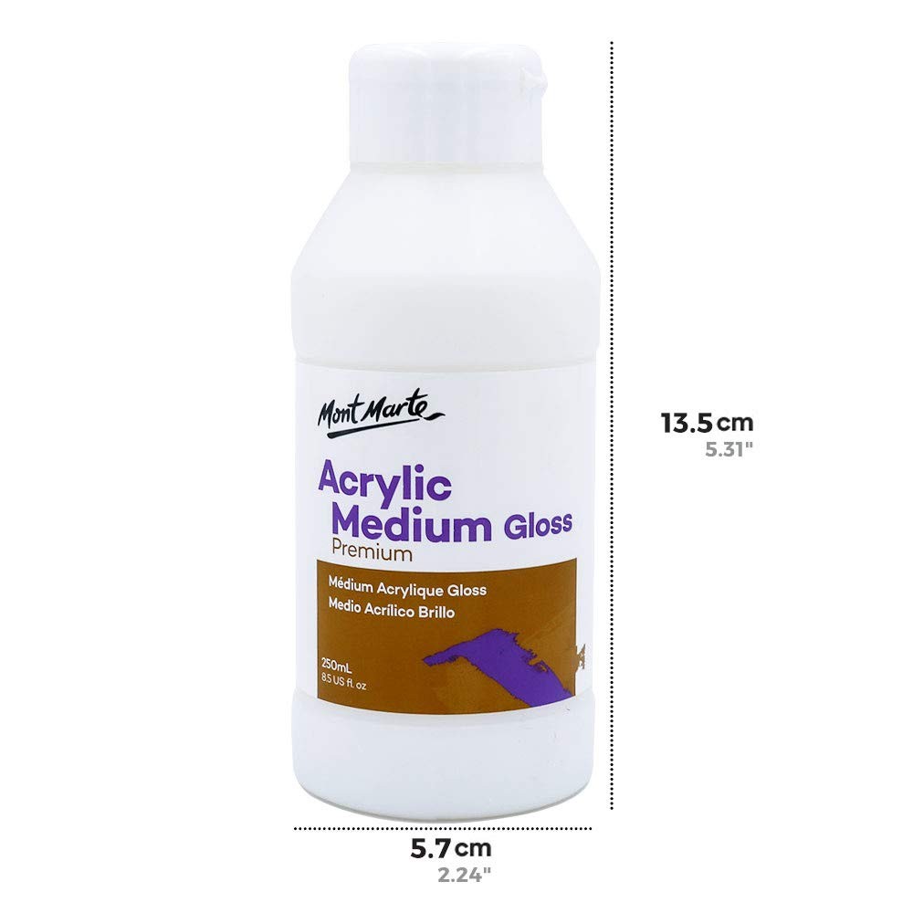 Acrylic Medium Gloss 8.45oz 250ml