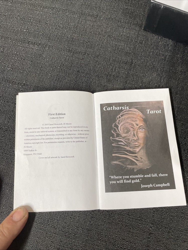 Catharsis Tarot 99 Card Deck First Edition 2019 Howcroft Moore