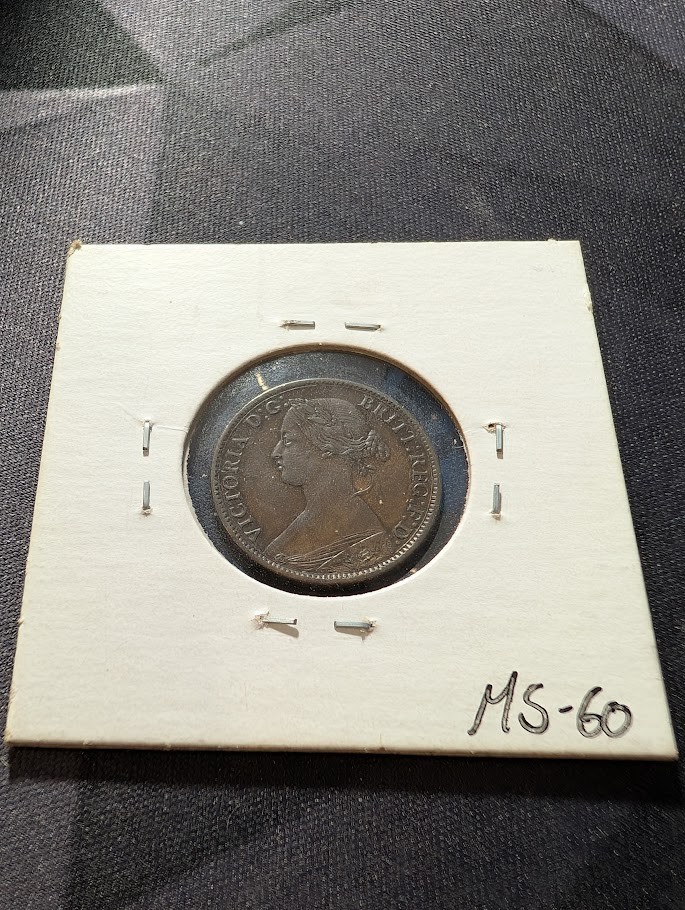 1861 Nova Scotia Half Cent Beautiful High Grade Piece