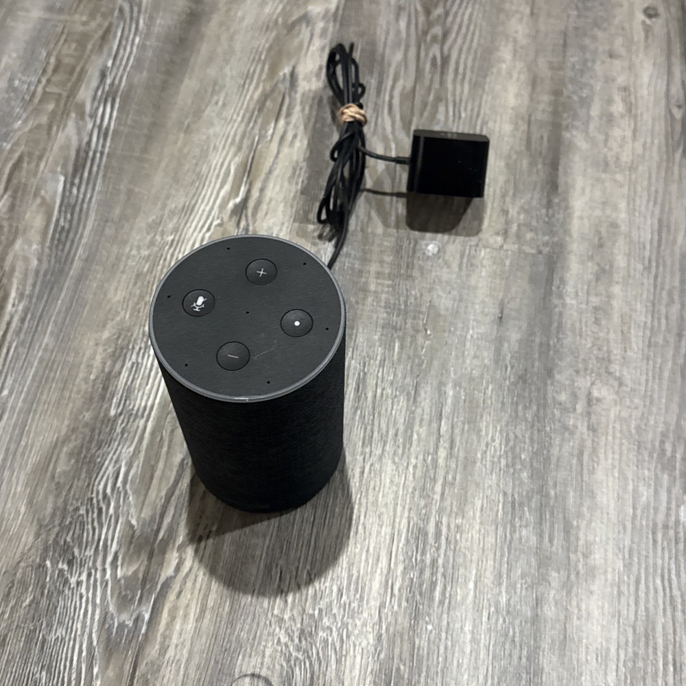 Amazon Alexa 2nd Generation Smarts Speaker Echo Grey PS73BR Pre Owned