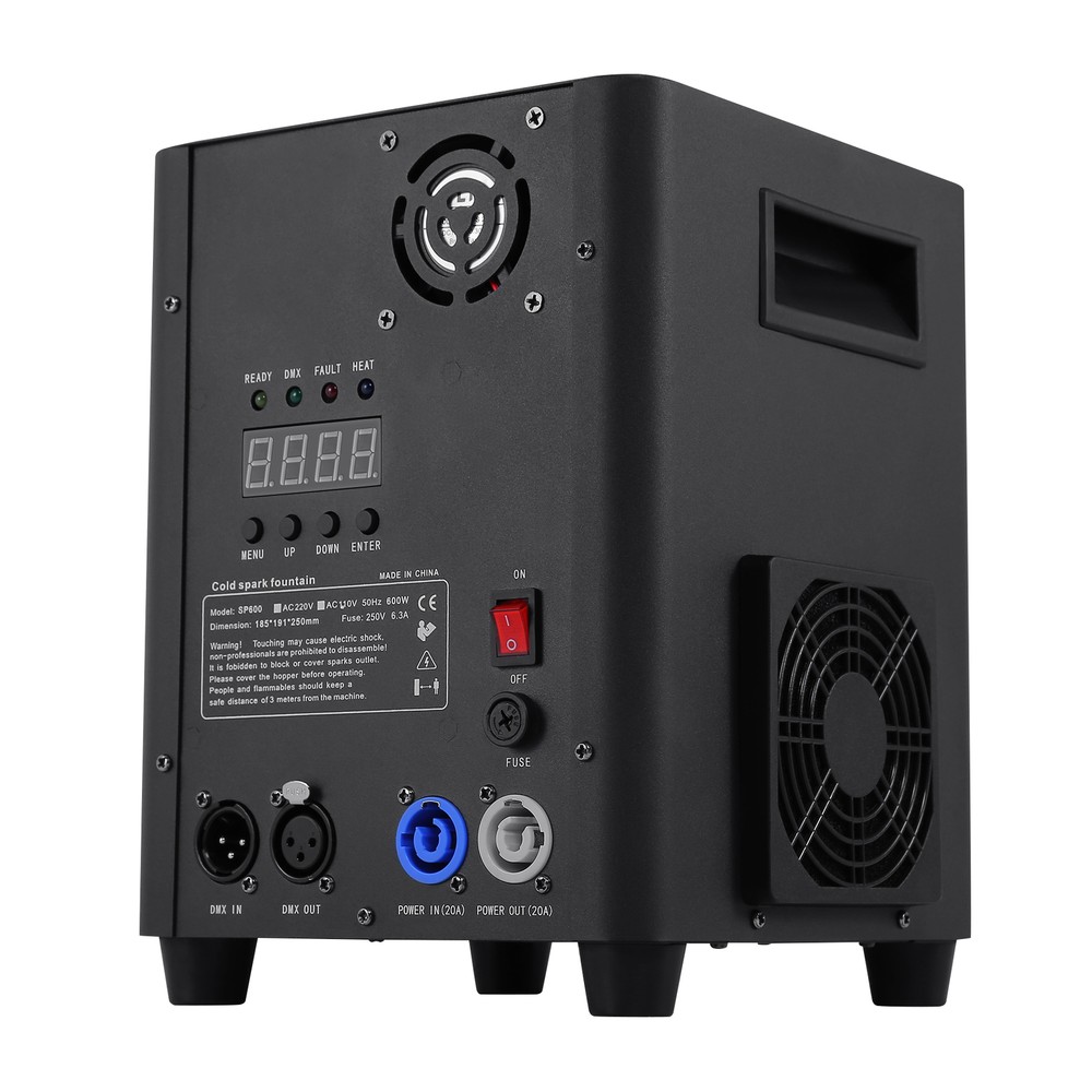 750W Cold Spark Machine DMX Firework Stage Effect Wedding Party DJ Event