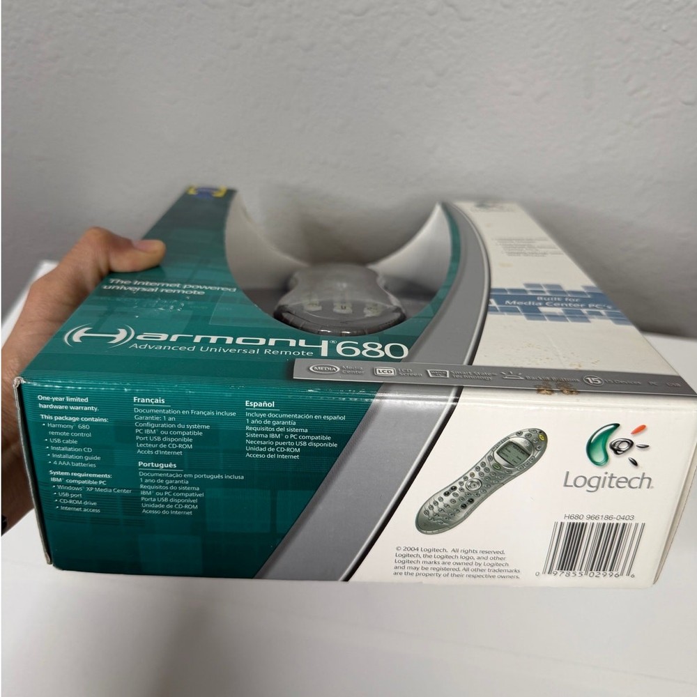 Logitech Harmony 680 Advanced Universal Remote / New In Box