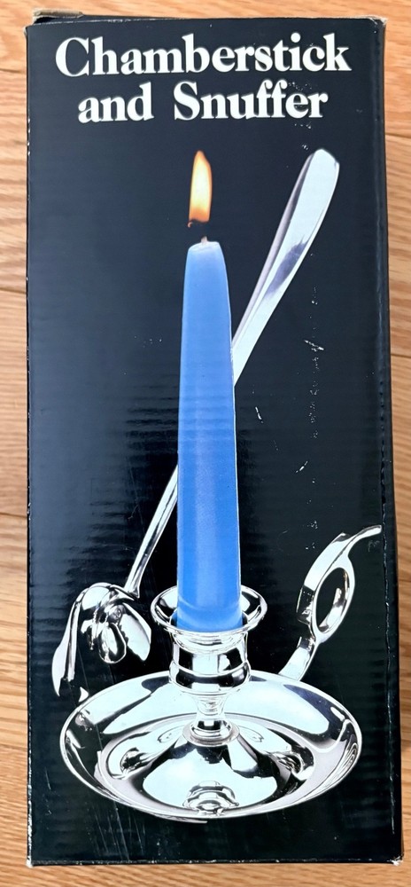 Leonard Silver-Plated Chamberstick and Snuffer No. 8213