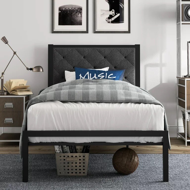 twin size metal bed frame