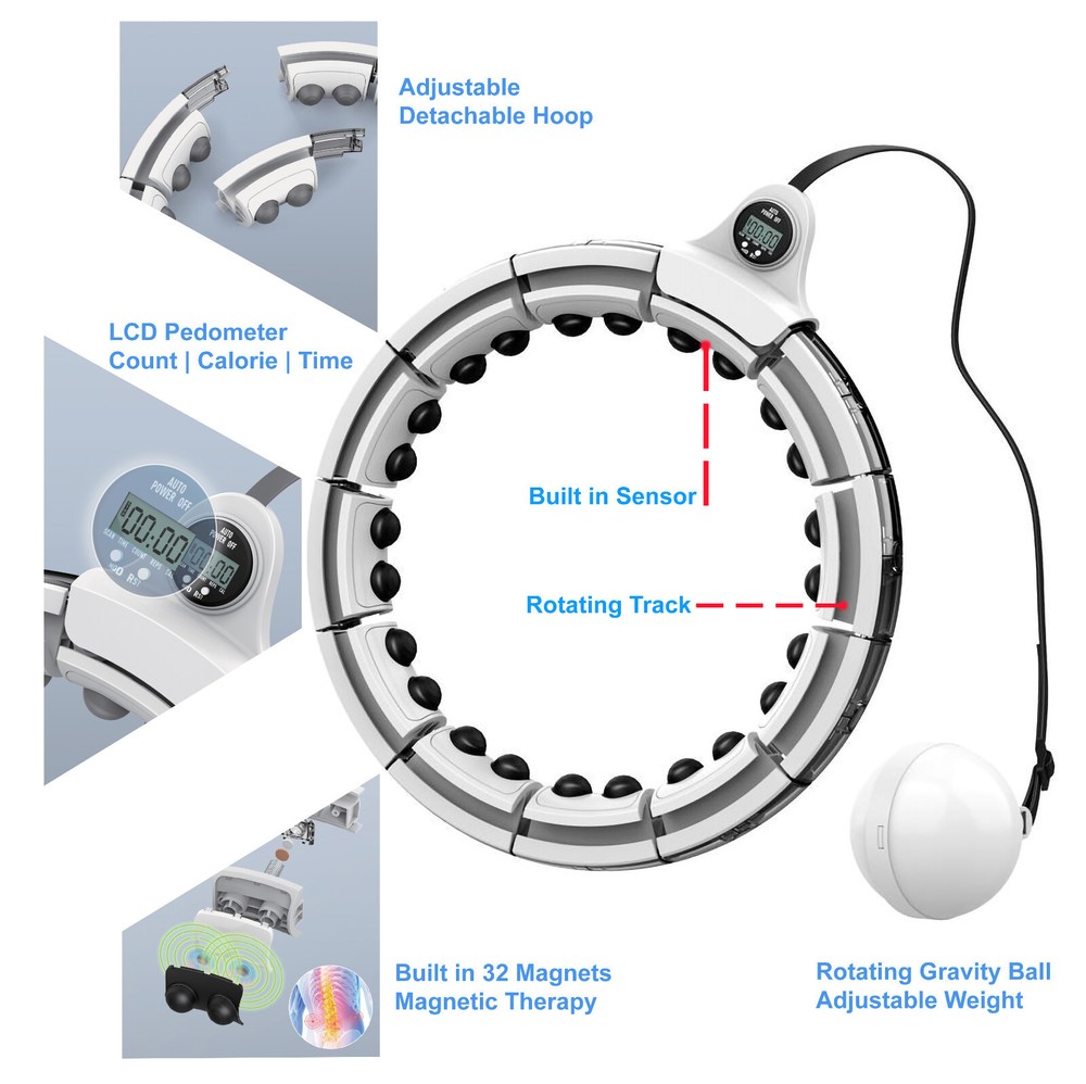 Carepeutic Adjustable Non-Dropping Aerobic Hula Exerciser KH343
