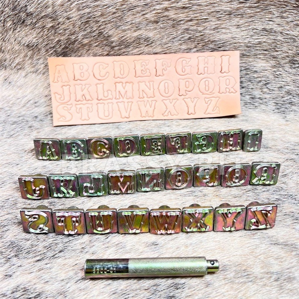 Craftool Alphabet Leather Stamps