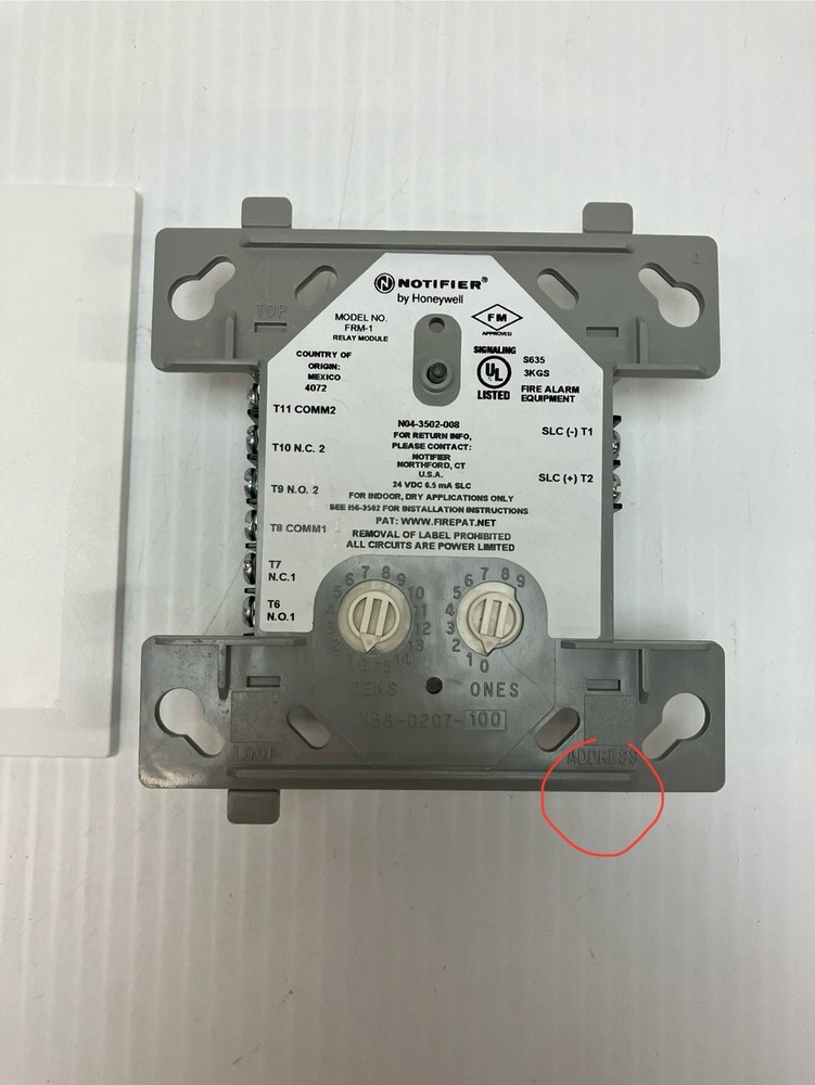 Notifier FRM-1 Addressable Relay Module