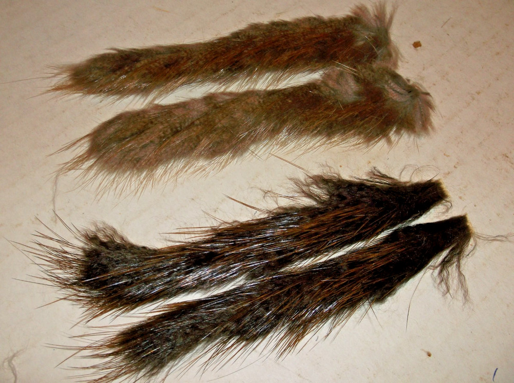 2 PAIR BEAVER STRING SILENCERS FOR RECURVE & LONGBOWS-READ DESCRIPTION