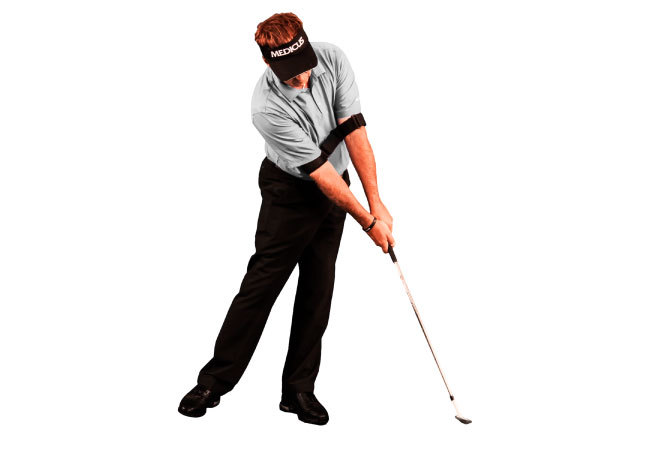 New Medicus Arm Master Stabilizer Swing Trainer Golf Stance Elbow Posture Strap