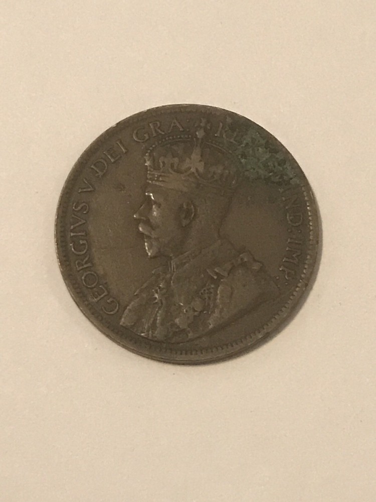 1916 Canada Large One Cent Coin 🇨🇦 WWI Era