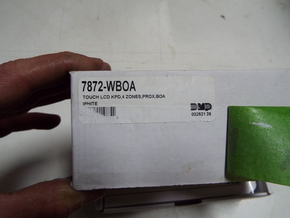 DMP 7872-B Graphic Touchscreen LCD Keypad (white)