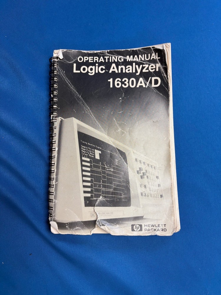 HP 1630A Logic Analyzer with Pods / user manual