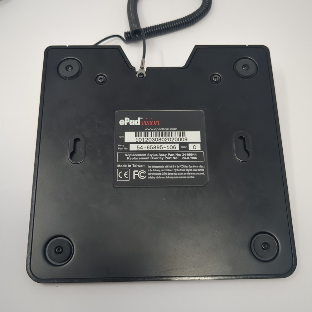 ePadLink ePad Vision Signature Pad Full Color LCD USB Powered Desktop Software